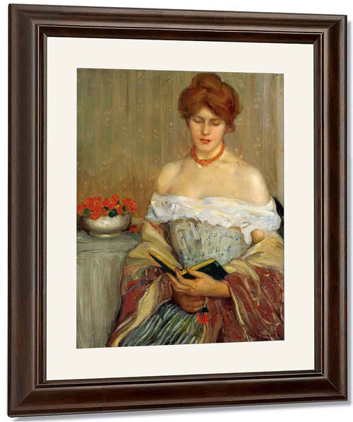 Nasturtiums By Frederick Carl Frieseke By Frederick Carl Frieseke