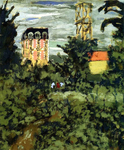 Near Paris By Edouard Vuillard