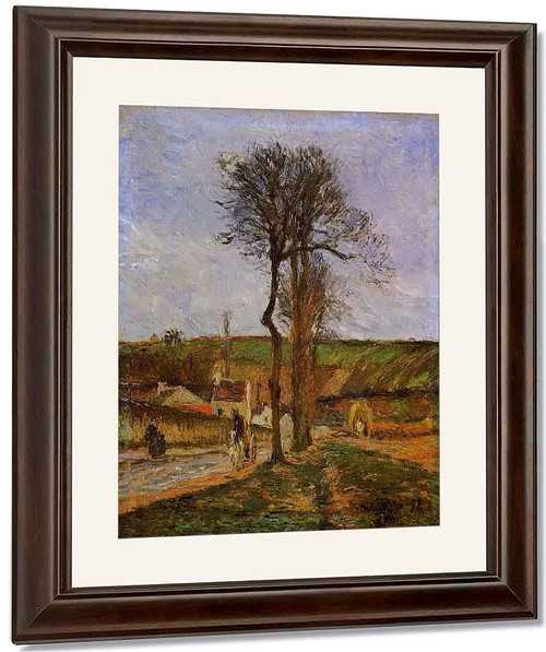 Near Pointoise By Camille Pissarro By Camille Pissarro