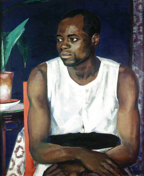 Negro In White By Francis Campbell Bolleau Cadell By Francis Campbell Bolleau Cadell
