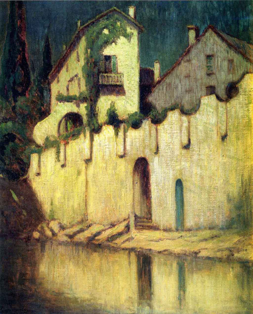 Night, Lake Como By Charles Warren Eaton Night, Lake Como By Charles Warren Eaton