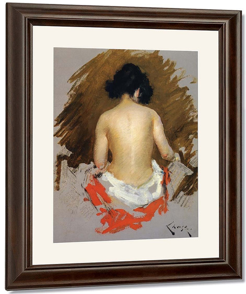 Nude By William Merritt Chase By William Merritt Chase