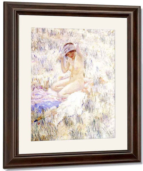 On The Dunes By Frederick Carl Frieseke By Frederick Carl Frieseke