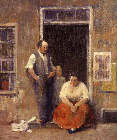 On The Quai By Robert Spencer