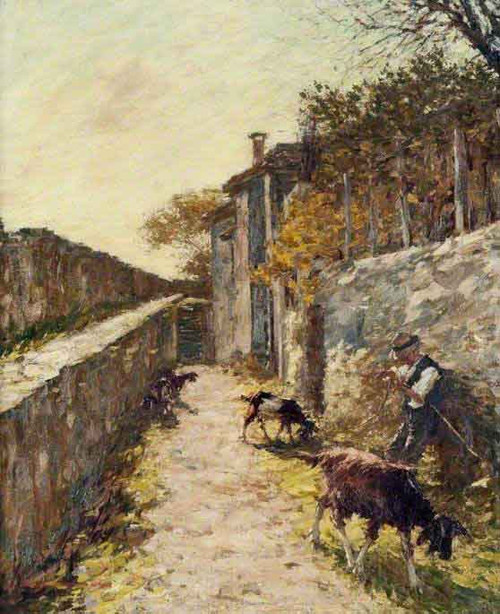 On The Ramparts By Henry La Thangue