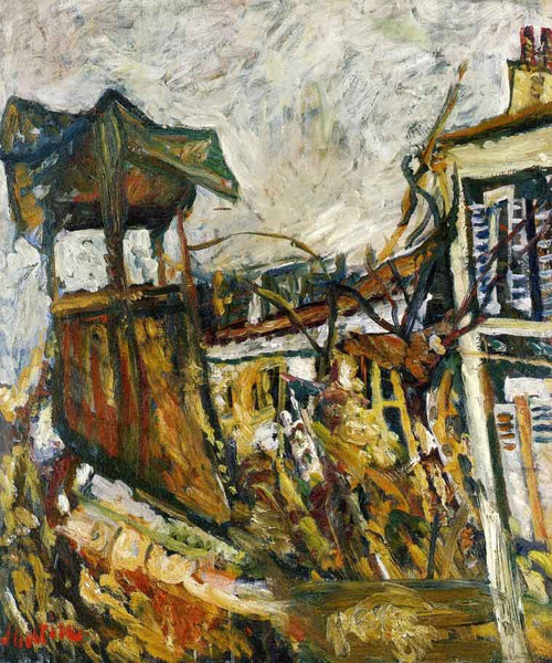 Parisian Suburb By Chaim Soutine