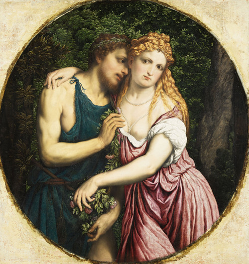 Mythological Couple (Daphnis and Chloe ?)