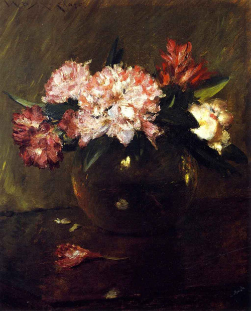 Peonies By William Merritt Chase By William Merritt Chase Peonies By William Merritt Chase By William Merritt Chase