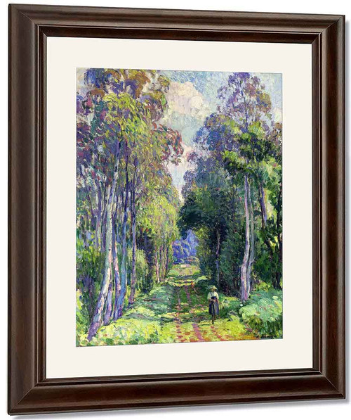 Pierrefonds, A Walk In The Forest By Henri Lebasque By Henri Lebasque