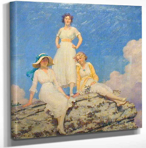 Noonday Sunlight By Charles Courtney Curran Art Reproduction