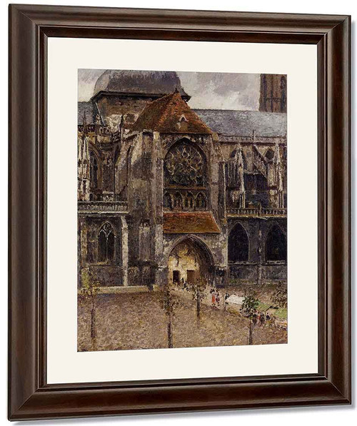 Portal From The Abbey Church Of Saint Laurent By Camille Pissarro By Camille Pissarro