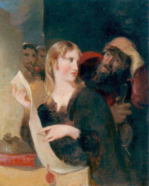 Portia, Merchant Of Venice By Thomas Sully