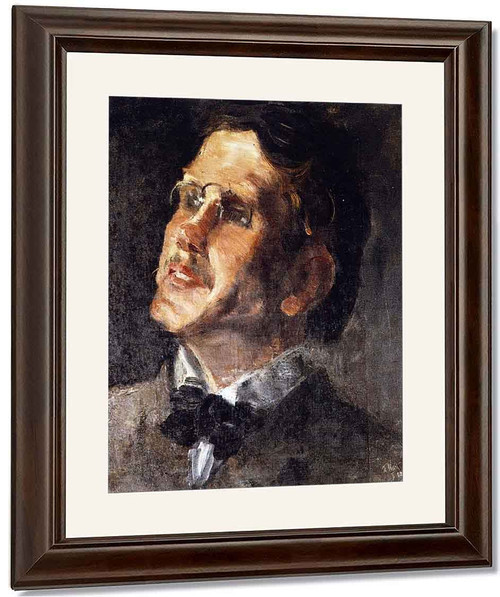 Portrait Of A Friend By Franz Marc By Franz Marc