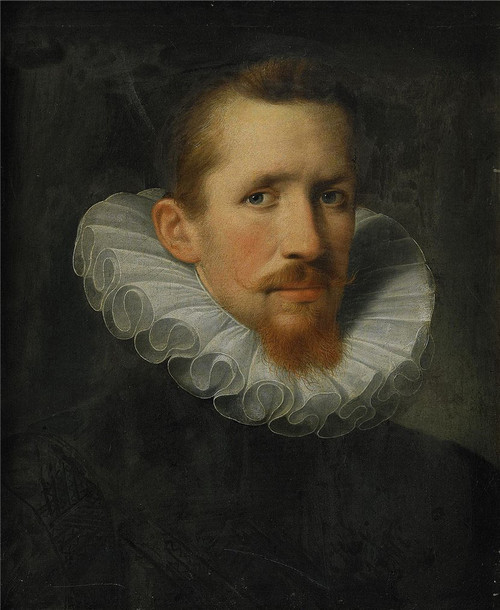 Portrait Of A Gentleman 1 By Paulus Moreelse