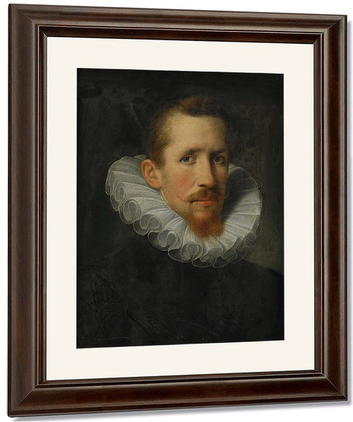 Portrait Of A Gentleman 1 By Paulus Moreelse