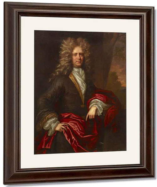 Portrait Of A Gentleman 2 By Sir Godfrey Kneller, Bt. By Sir Godfrey Kneller, Bt.