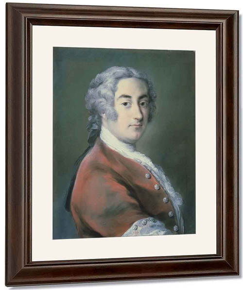 Portrait Of A Gentleman2 By Rosalba Carriera By Rosalba Carriera