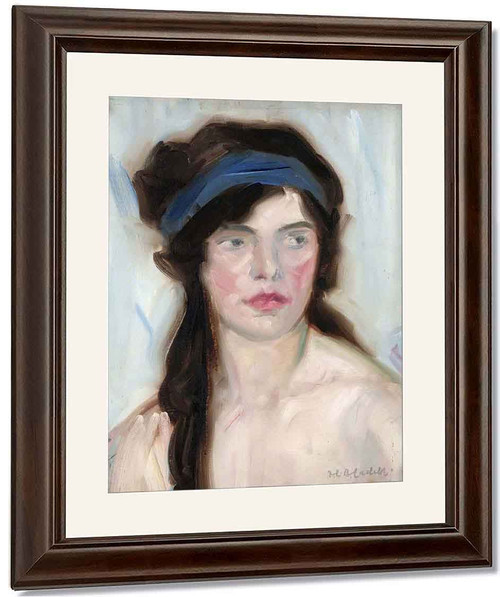 Portrait Of A Girl By Francis Campbell Bolleau Cadell By Francis Campbell Bolleau Cadell