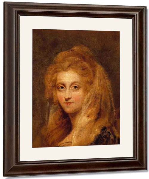 Portrait Of A Lady 1 By George Romney By George Romney