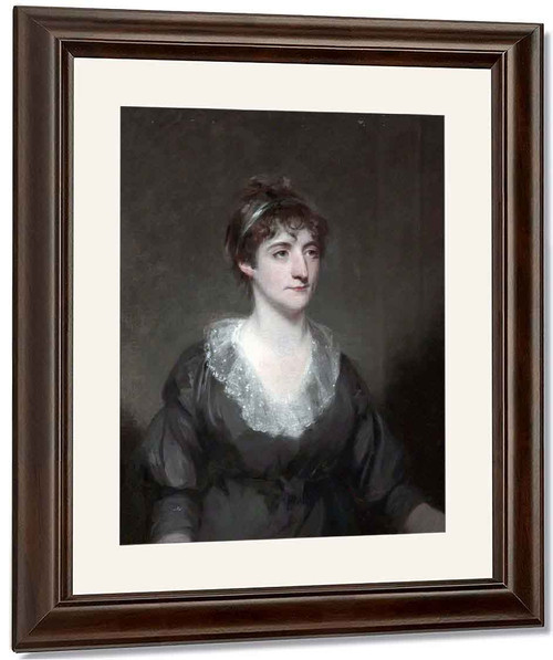 Portrait Of A Lady Called Mrs James Hill By John Hoppner By John Hoppner