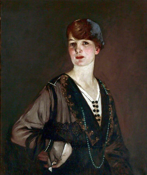 Portrait Of A Lady In Black By George Henry, R.A., R.S.A., R.S.W. By George Henry, R.A., R.S.A., R.S.W.