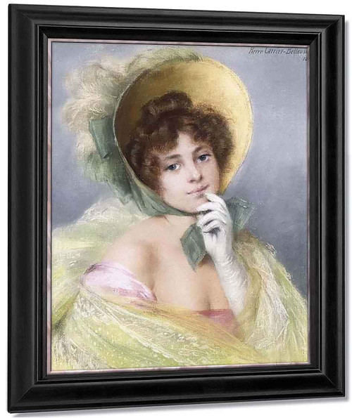 Portrait Of A Lady1 By Pierre Carrier Belleuse By Pierre Carrier Belleuse