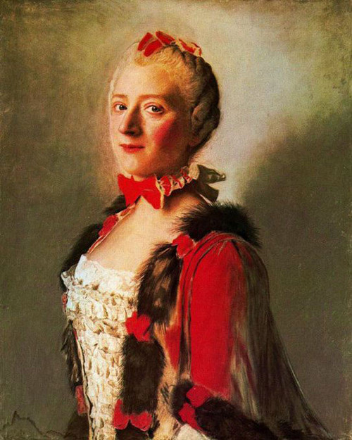 Portrait Of A Lady2 By Jean Etienne Liotard