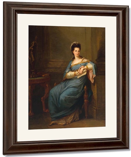 Portrait Of A Lady By Angelica Kauffmann By Angelica Kauffmann