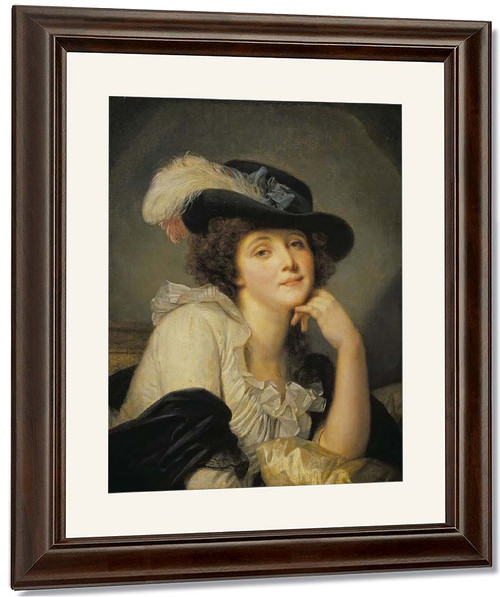 Portrait Of A Lady By Jean Baptiste Greuze By Jean Baptiste Greuze
