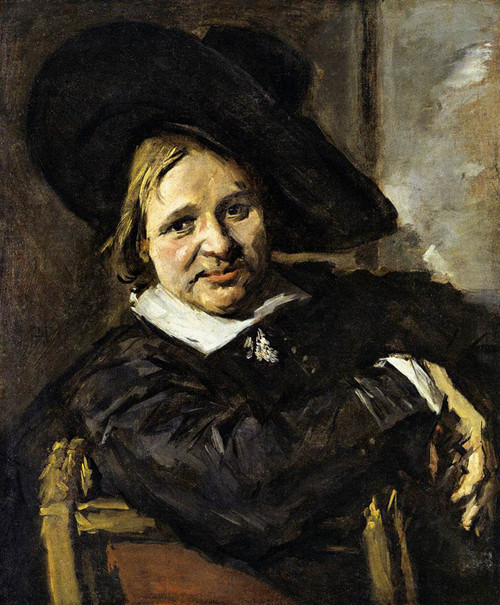 Portrait Of A Man In A Slouch Hat By Frans Hals By Frans Hals