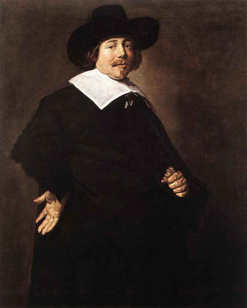 Portrait Of A Man44 By Frans Hals By Frans Hals