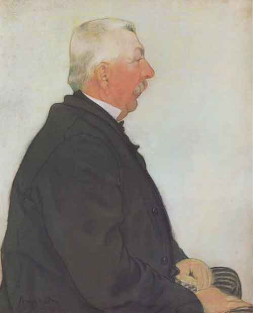 Portrait Of A Man By Louis Anquetin