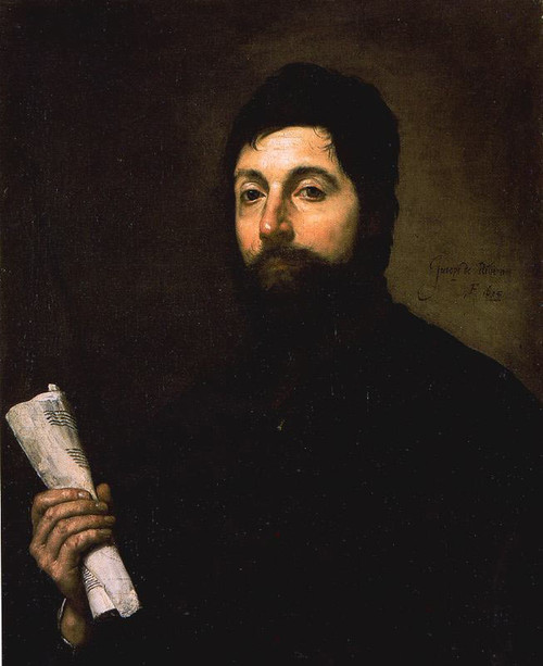 Portrait Of A Musician By Jusepe De Ribera