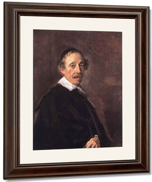 Portrait Of A Preacher By Frans Hals By Frans Hals