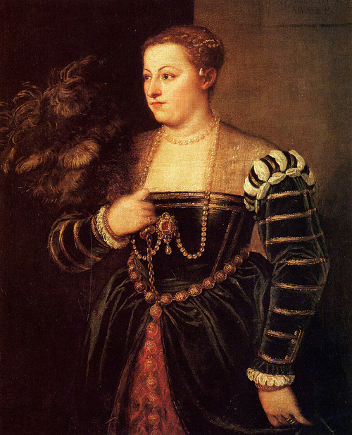 Portrait Of A Woman, Possibly Lavinia Vecellio By Titian