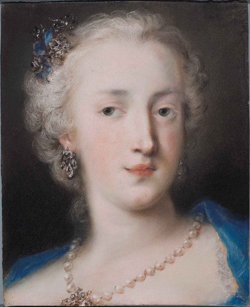 Portrait Of A Woman1 By Rosalba Carriera By Rosalba Carriera