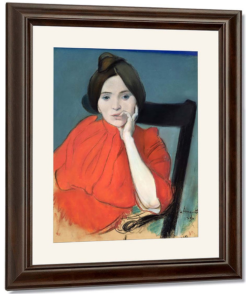 Portrait Of A Woman By Louis Anquetin