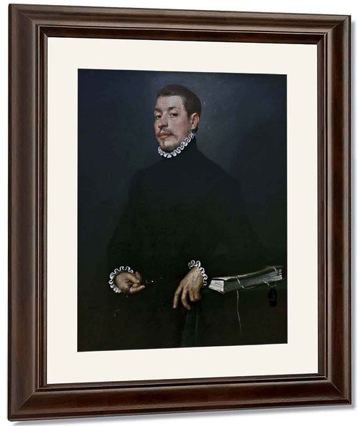 Portrait Of A Young Man By Giovanni Battista Moroni