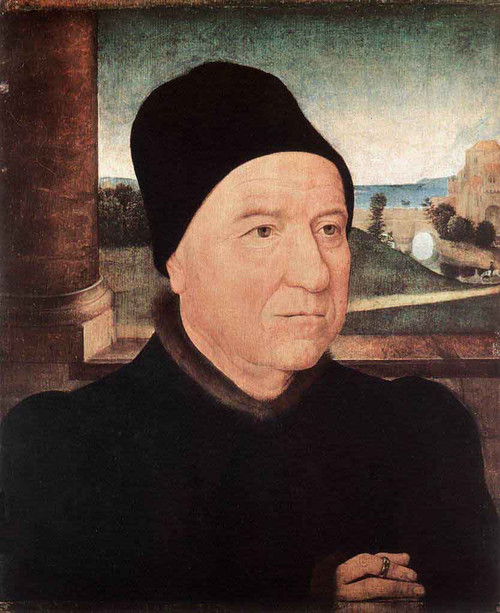Portrait Of An Old Man By Hans Memling