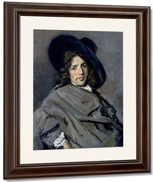 Portrait Of An Unknown Man By Frans Hals By Frans Hals