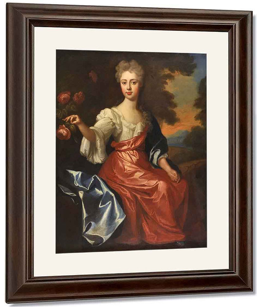 Portrait Of Anne Breame, Mrs Humphry Ambler By Sir Godfrey Kneller, Bt. By Sir Godfrey Kneller, Bt.