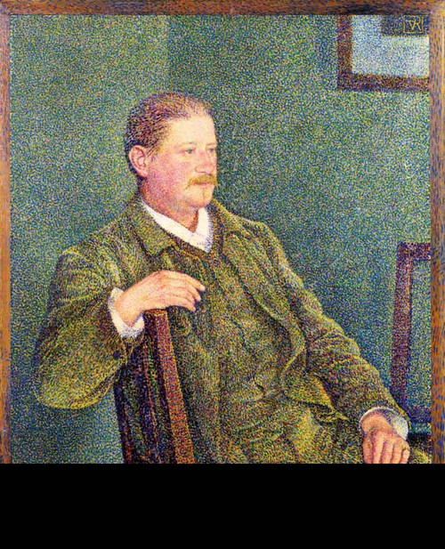 Portrait Of Auguste Weber By Theo Van Rysselberghe