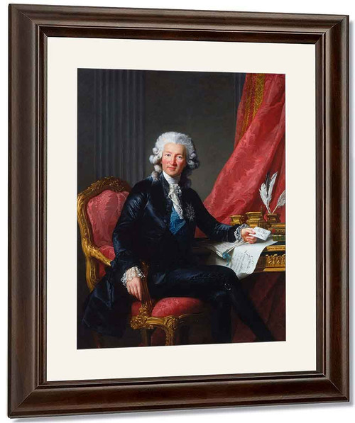 Portrait Of Charles Alexandre De Calonne By Elisabeth Vigee Lebrun