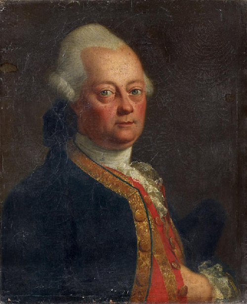 Portrait Of Christoph Friedrich Von Apell By Johann Heinrich Tischbein The Elder Aka The Kasseler Tischbein German 1722 1789