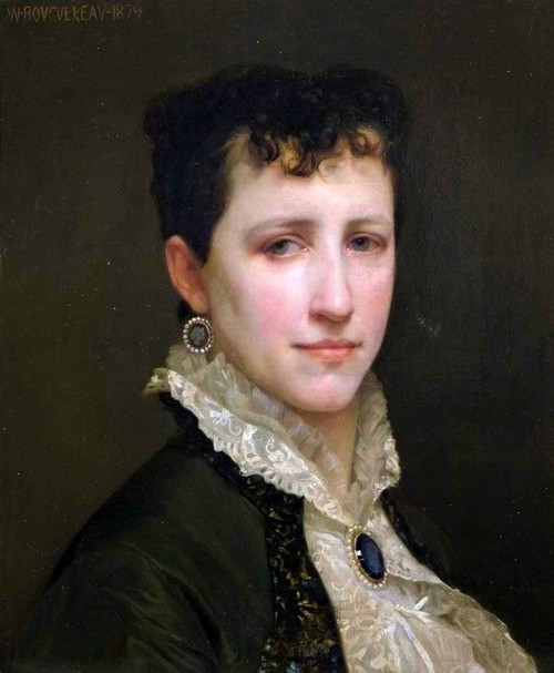 Portrait Of Elisabeth Jane Gardner By William Bouguereau By William Bouguereau