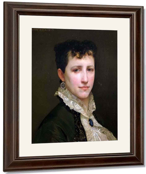 Portrait Of Elisabeth Jane Gardner By William Bouguereau By William Bouguereau