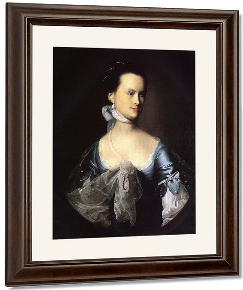 Portrait Of Elizabeth Deering Wentworth Gould Rogers By John Singleton Copley By John Singleton Copley