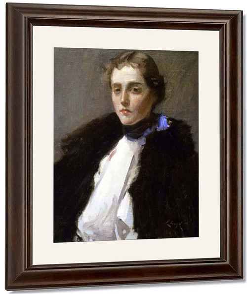 Portrait Of Fra Dana By William Merritt Chase By William Merritt Chase