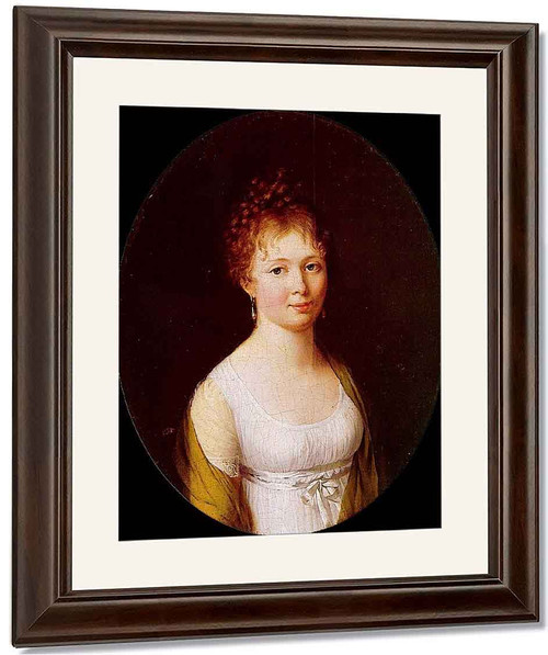 Portrait Of Gabrielle Josephine Du Pont By Louis Leopold Boilly By Louis Leopold Boilly