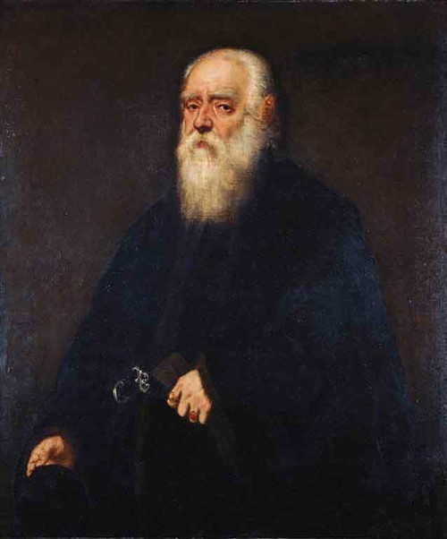 Portrait Of Girolamo Pozzo By Jacopo Tintoretto